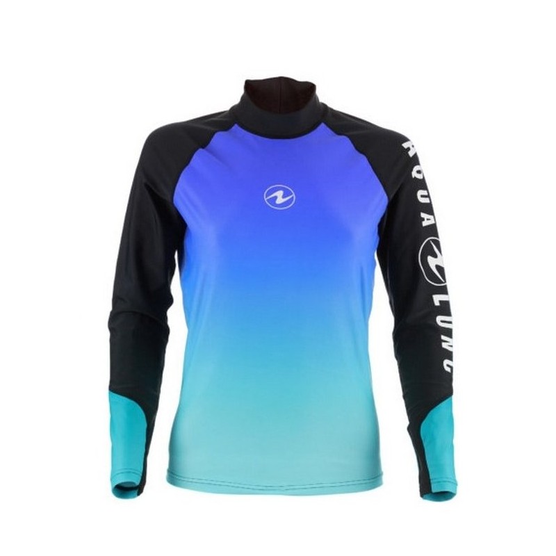 Dámske tričko gray/purple rashguard velk.S Dámske tričko gray/purple rashguard velk.S