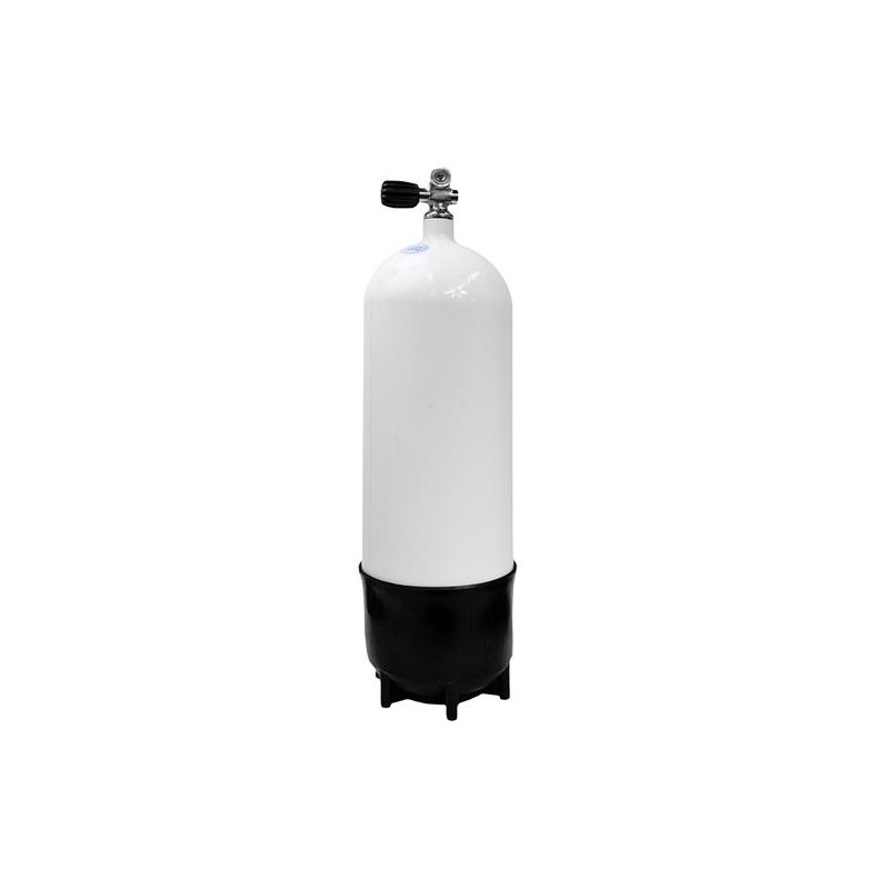 Tlaková fľaša na potápanie 10 L ,300 bar, ventil, botka, 171mm
