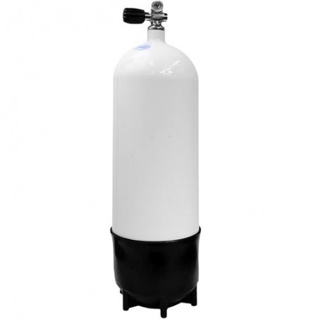 Tlaková fľaša na potápanie 10 L ,300 bar, ventil, botka, 171mm