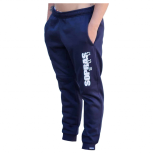 Nohavice s flecke materiálu